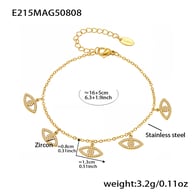 E215-Gold Bracelet 16+5cm Picture3