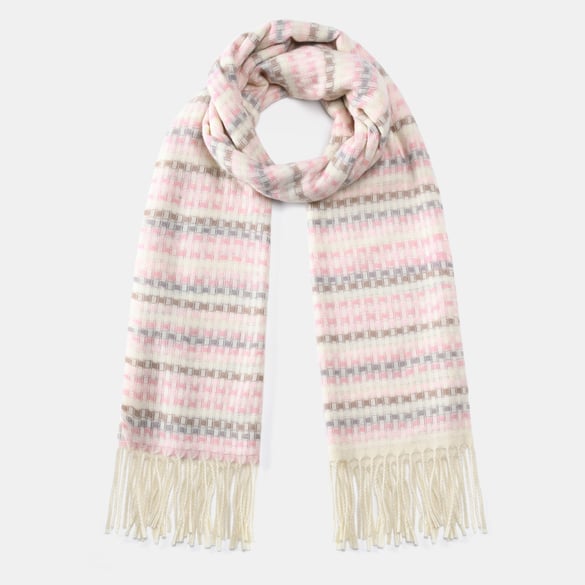 1 Piece Simple Strip Rayon Women's Winter Scarves 2