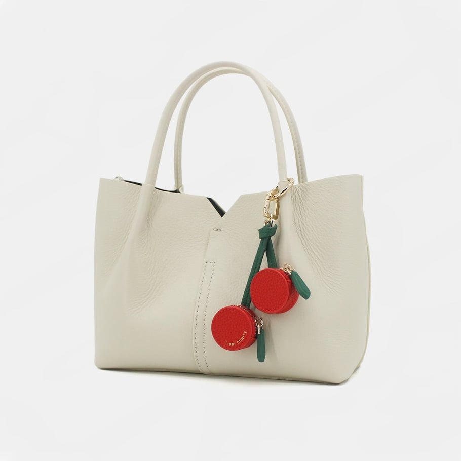 Colgante de cartera para mujer de fibra sintética con forma de fruta natural de la serie Vivid de 1 pieza Imagen3