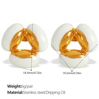 EH462WEG white epoxy earrings Picture4