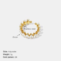 Gold color/戒指 Bild2