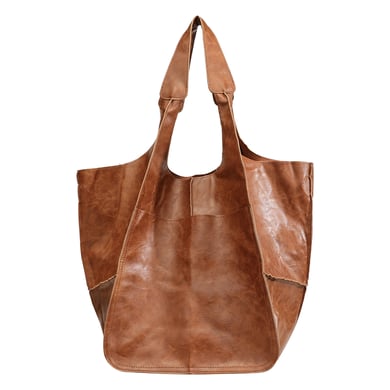 Bolso de mano minimalista retro de PU de color sólido para mujer, 1 pieza h5 Imagen5