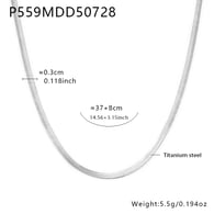 P559-Steel Blade Chain 37+8cm Picture4
