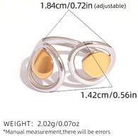 Gold and silver color/One Size Picture2