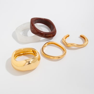 1 brazalete retro de forma irregular h5 Imagen5