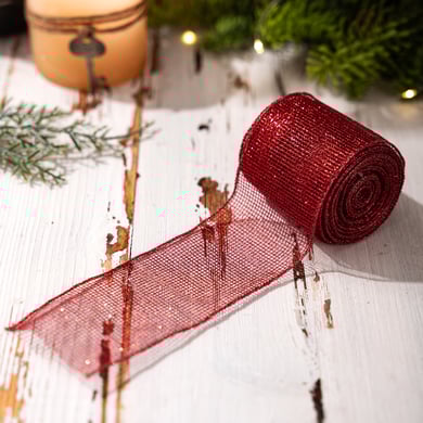 1 Rolle Weihnachtsdekoband h5 