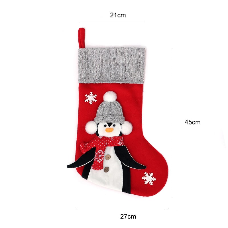 1 Piece Cute Christmas Decorative Stocking 