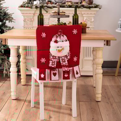 1 Stück weihnachtlicher dekorativer Stuhlbezug h5 