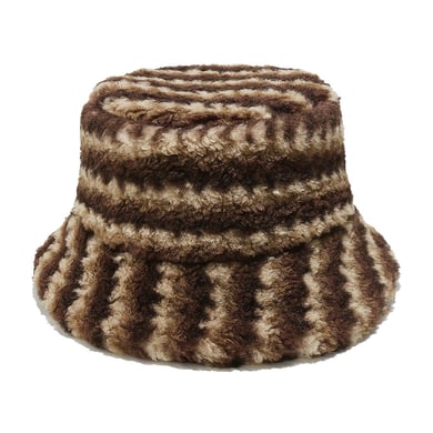 1 Piece Retro Strip Fisherman's Hat h5 