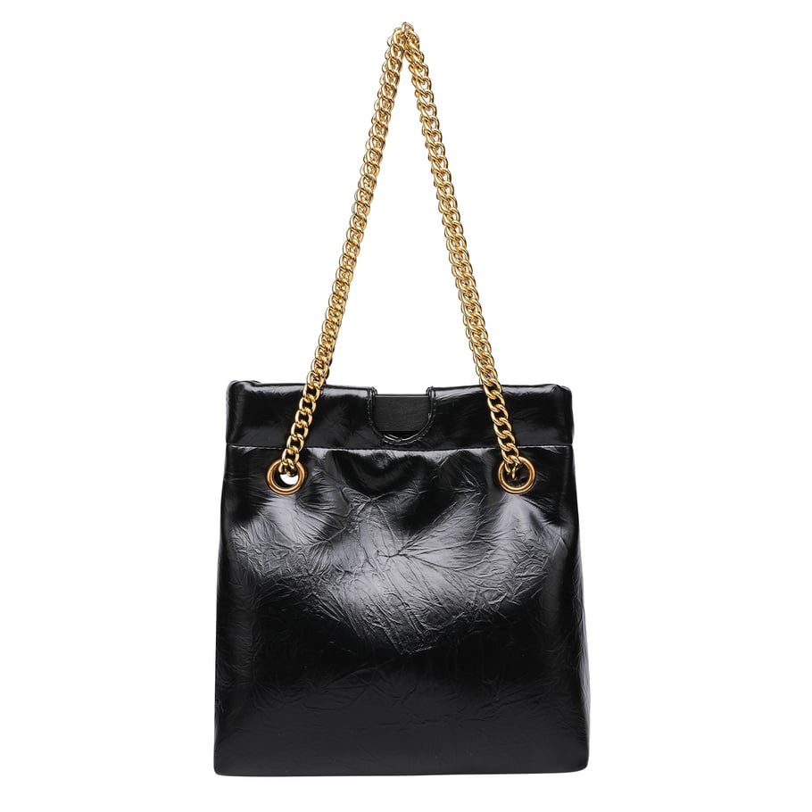 Bolso de mano para mujer de PU de color sólido clásico de serie simple de 1 pieza Imagen5