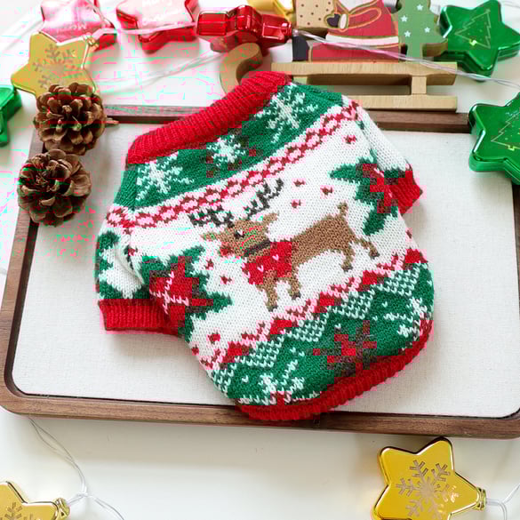 1 Piece Cute Christmas Pet Sweater