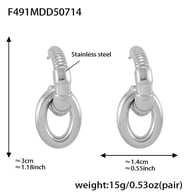 F491-Stahlohrringe Bild2