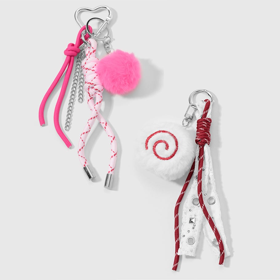 1 Piece Cute Plush Ball Bag Charm Picture3