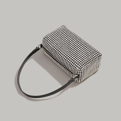 1 pieza de lujosa serie elegante color sólido PU bolsos de mano para mujer h5 Imagen4