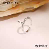 NMSR-K414-3 Steel Twisted Rope Ring/One Size Picture4