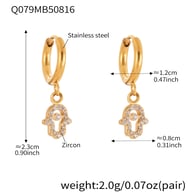 Q079-Golden earrings Picture2