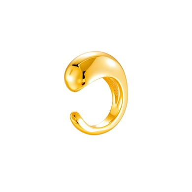 1 Piece Copper Gold Color Zircon Ear Cuffs h5 