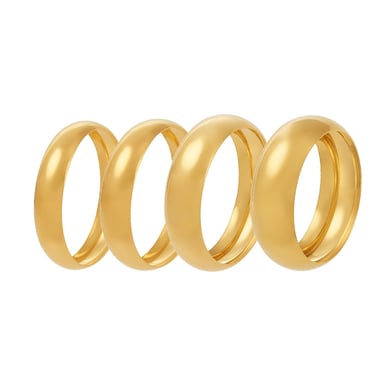 1 Piece Minimalist Solid Color Stainless Steel Women's Bangles h5 Picture6