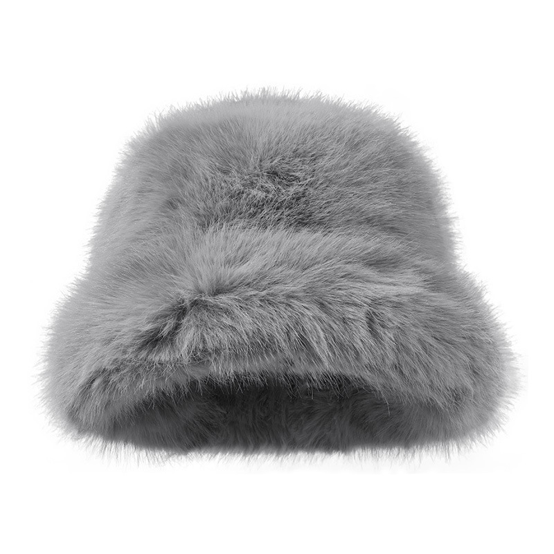 Cappelli da donna in peluche spesso e versatile, tinta unita, 1 pezzo Immagine4