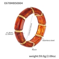 E678-Amber bracelet 55mm Picture5
