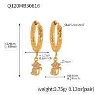Q120-Gold Earrings Picture7