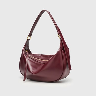 Sac à bandoulière classique en PU de couleur unie pour femme, 1 pièce h5 Image2