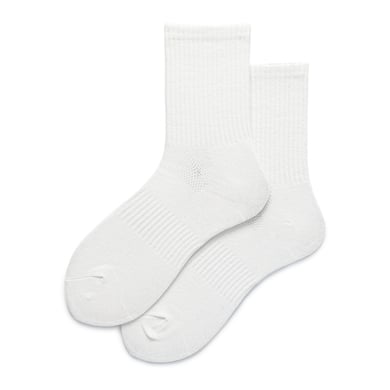Soft Solid -Color Vertical Striped Women's  Mid-Calf Socks h5 