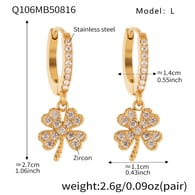 Q106-Gold Earrings Picture4