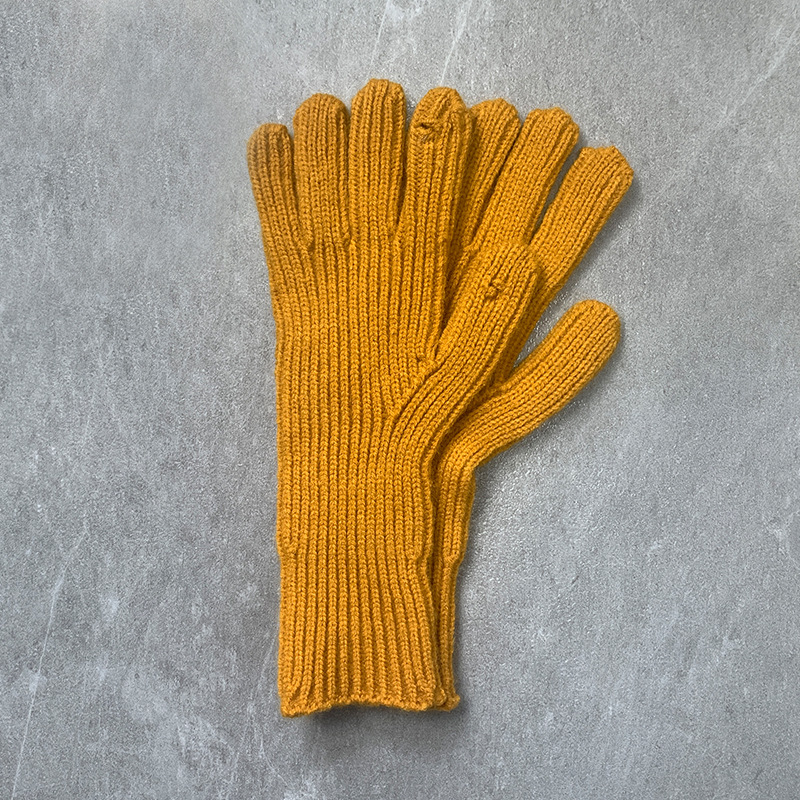 1 Pair Simple Polychrome Strip Polyester Women's Gloves 