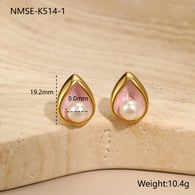 NMSE-K514-1 pink earrings 