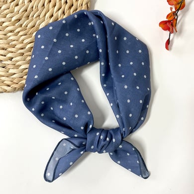 1 stuk klassieke linnen damesbandana met stippen h5 Afbeelding3