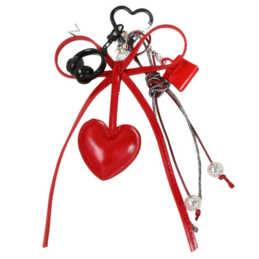 1 Piece Classic Series Retro Heart PU Women's Bag Charms Picture6