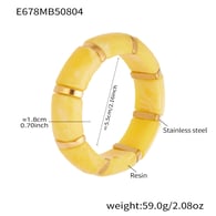 E678-Yellow Bracelet 55mm 