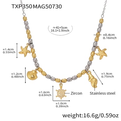 Luxurious Animal Stainless Steel Gold Color Zircon Women's Jewelry Sets h5 