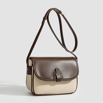 Sac à bandoulière simple en PU pour femme, 1 pièce, couleurs mélangées h5 Image2