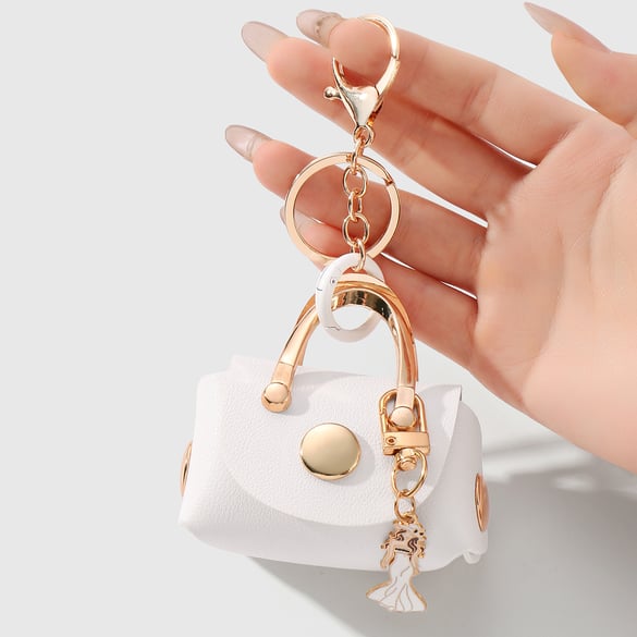 1 Piece Solid Color Mini Bag Charm