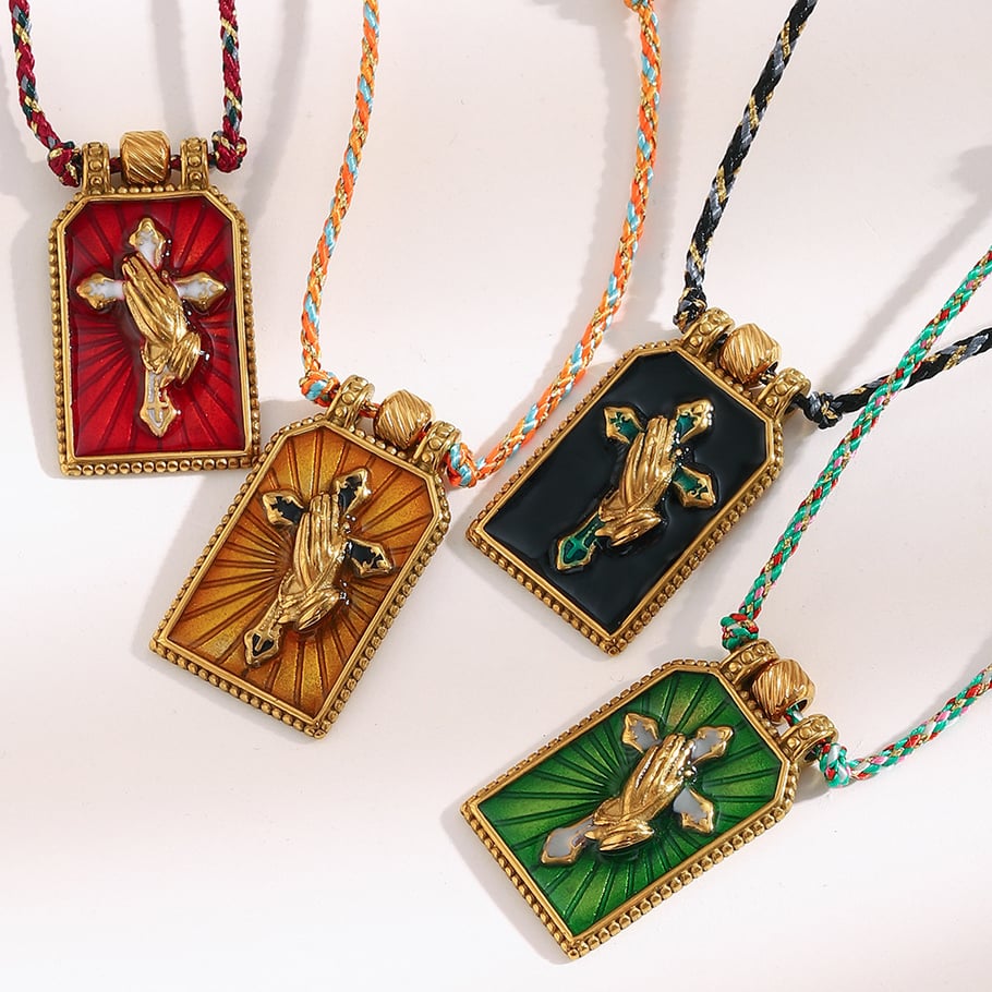 1 Piece Sophisticated Tarot Stainless Steel Gold Color Women's Pendant Necklaces Picture3