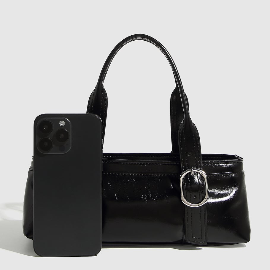 1 Piece Simple Series Casual Solid Color PU Women's Handbags Picture3