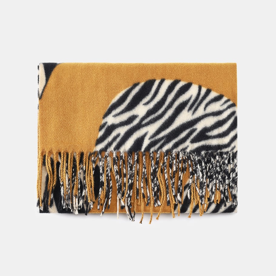 1 Piece Retro Leopard Print Rayon Women's Winter Scarves Picture5