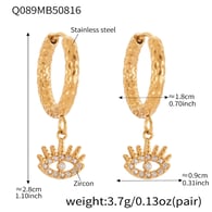 Q089-Golden Earrings Picture7