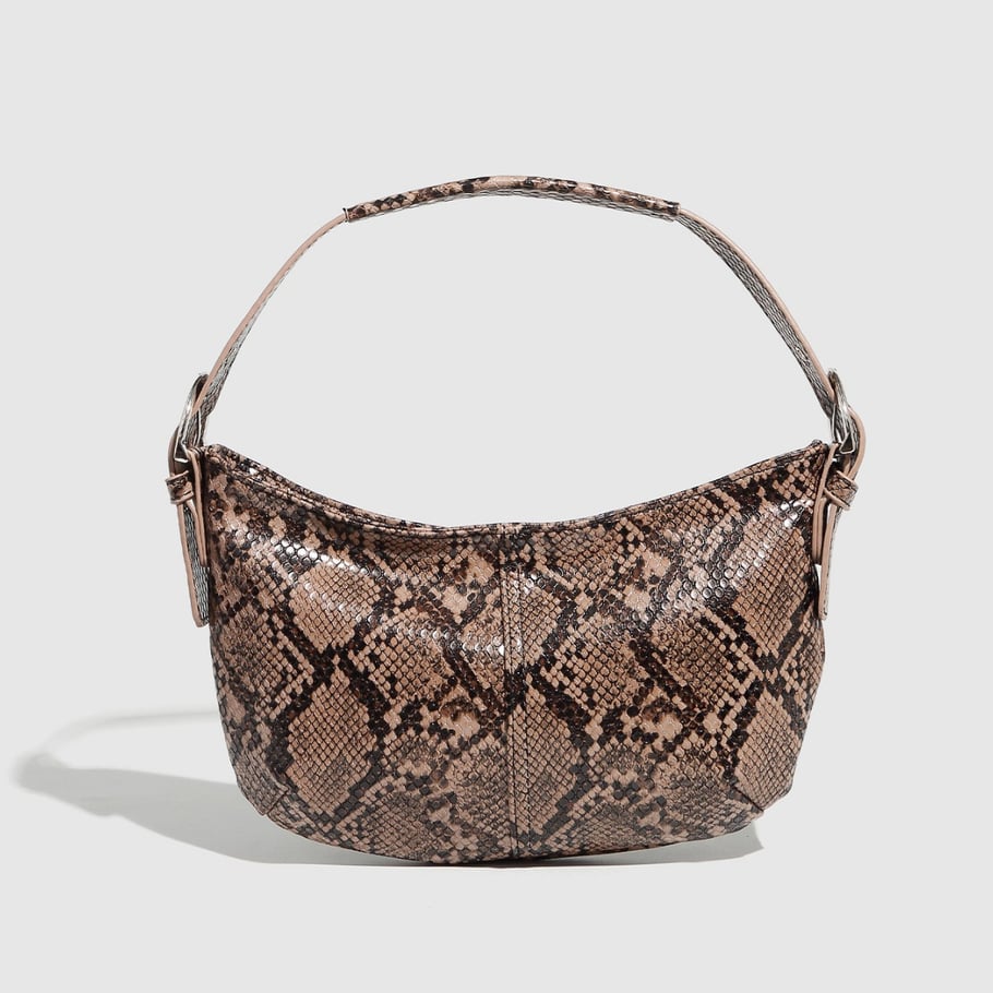 1 pieza de bolso de mano de PU con estampado de leopardo clásico de serie lujosa para mujer Imagen3