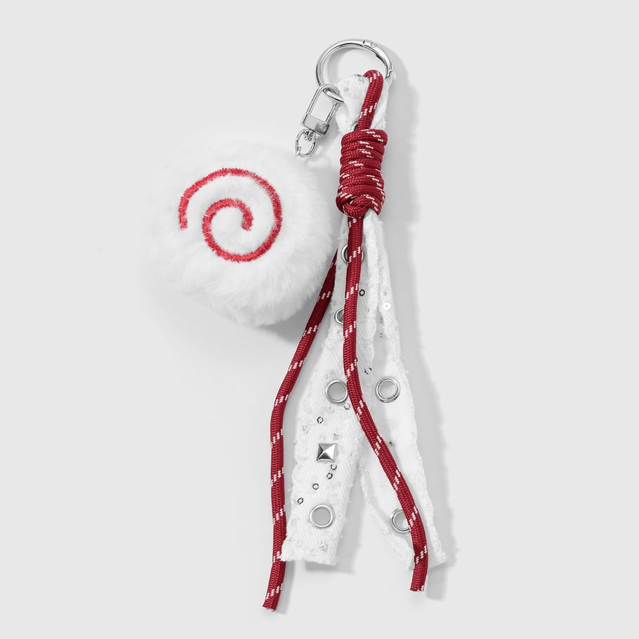 1 Piece Cute Plush Ball Bag Charm 