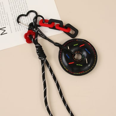1 Piece Simple Series Cute Doughnut PU Women's Bag Charms h5 Picture7