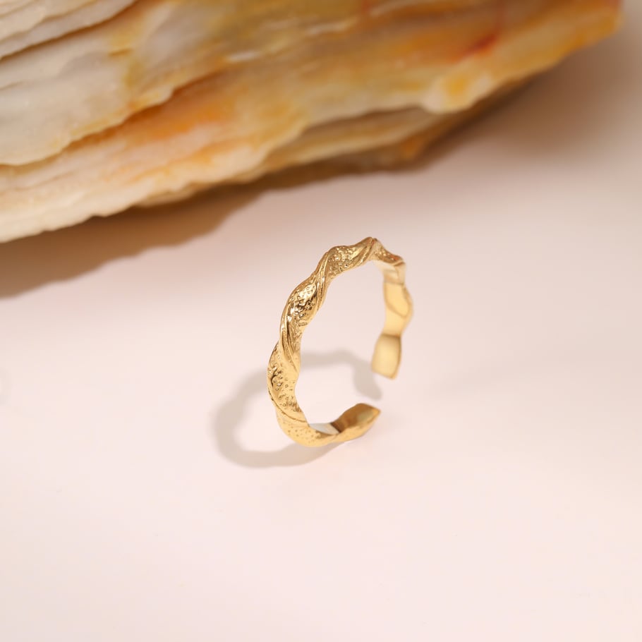 1 Piece Simple Heart Stainless Steel Statement Rings Picture4