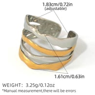 Gold and silver color/One size Bild2