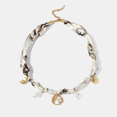 1 Piece Romantic Series Retro Moon Stainless Steel  Gold Color  Women's Pendant Necklaces h5 Picture2