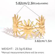 Gold color/One size 