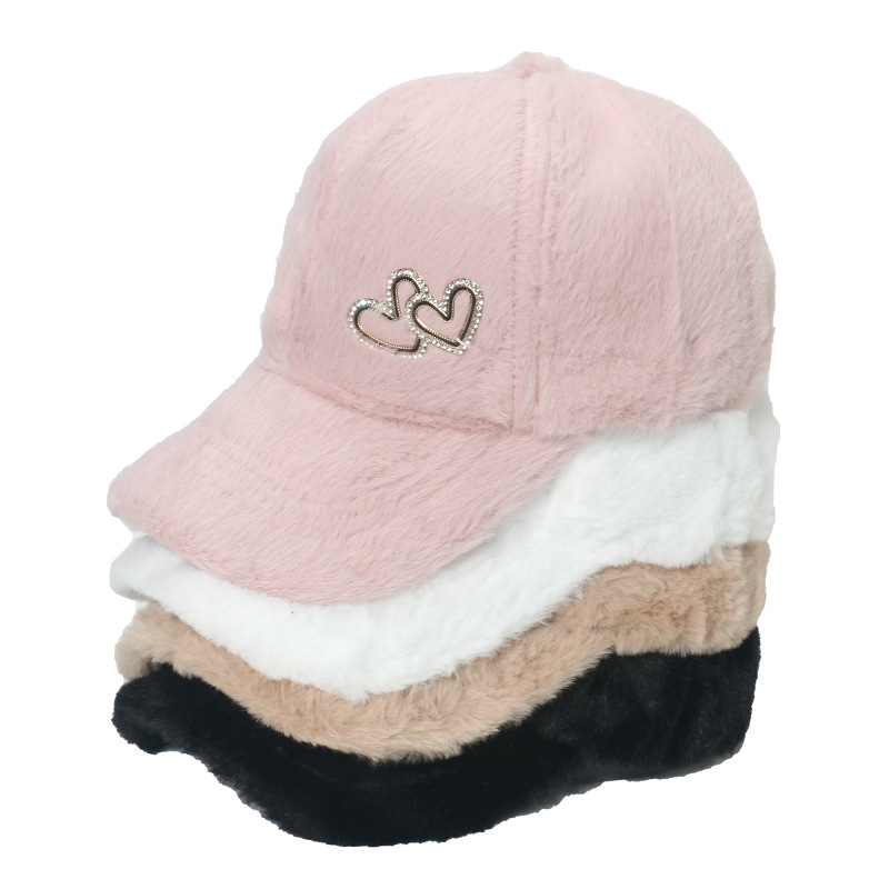 1 Piece Heart Plush Women's Hat h5Picture2