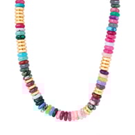 P1744-Collana di perline di abaco-40+8cm 