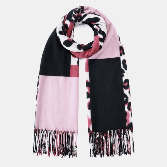 1 Piece Classic Leopard Print Rayon Women's Winter Scarves 2